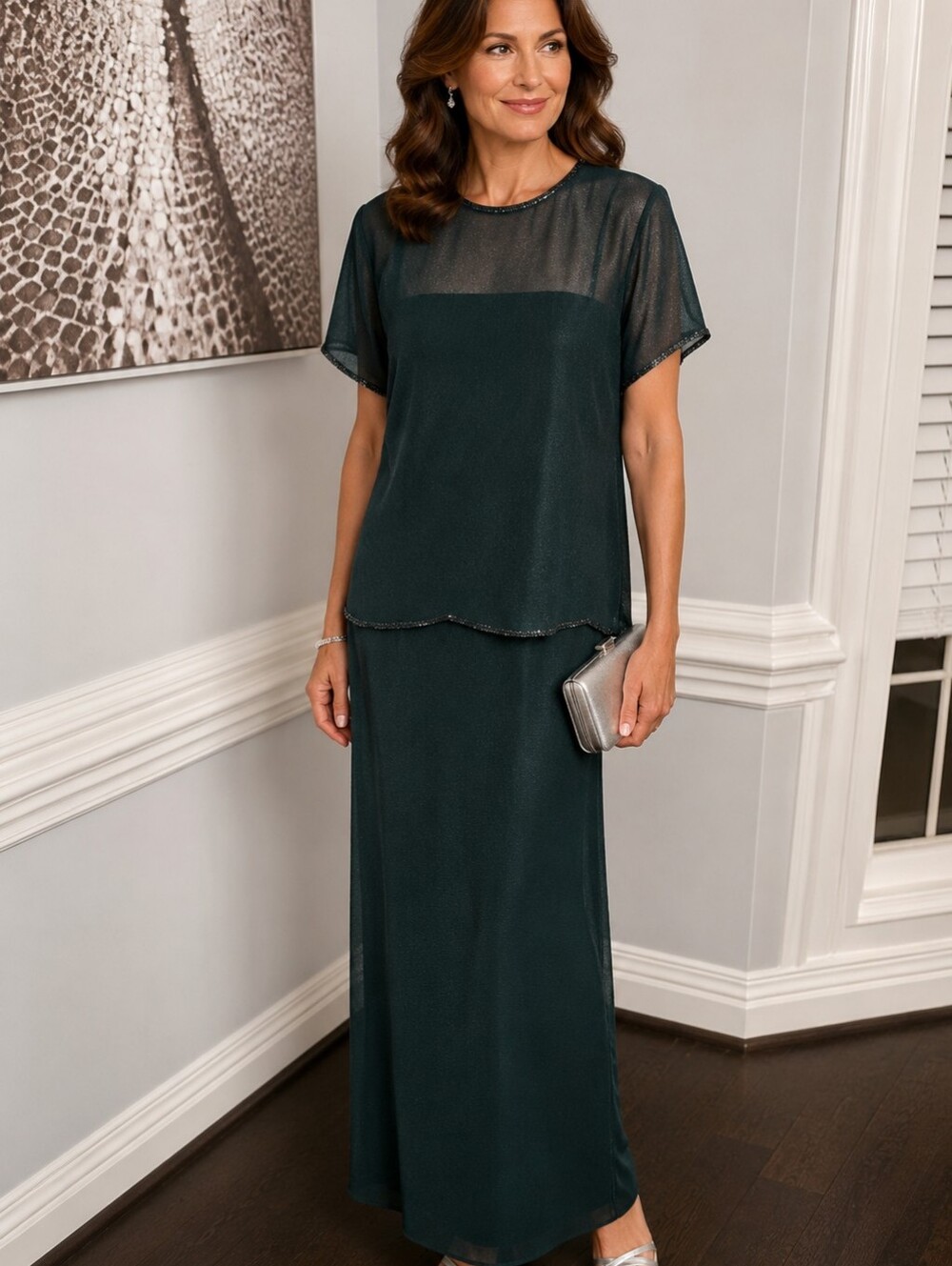 Jeffrey & Dara Evenings by Tom Barra Full Length Evening Dress Size 12